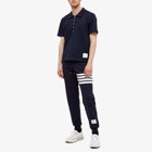 Thom Browne Men's Relaxed Fit Polo Shirt in Navy