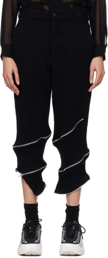 Photo: Black Comme des Garçons Black Tweed Trousers