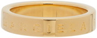 MM6 Maison Margiela Gold Logo 6 Band Ring