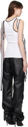 Y/Project White Multi-Scarf Tank Top