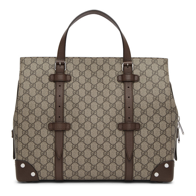 Photo: Gucci Brown GG Weekender Tote