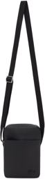 Lacoste Black Petit Piqué Vertical Zip Bag