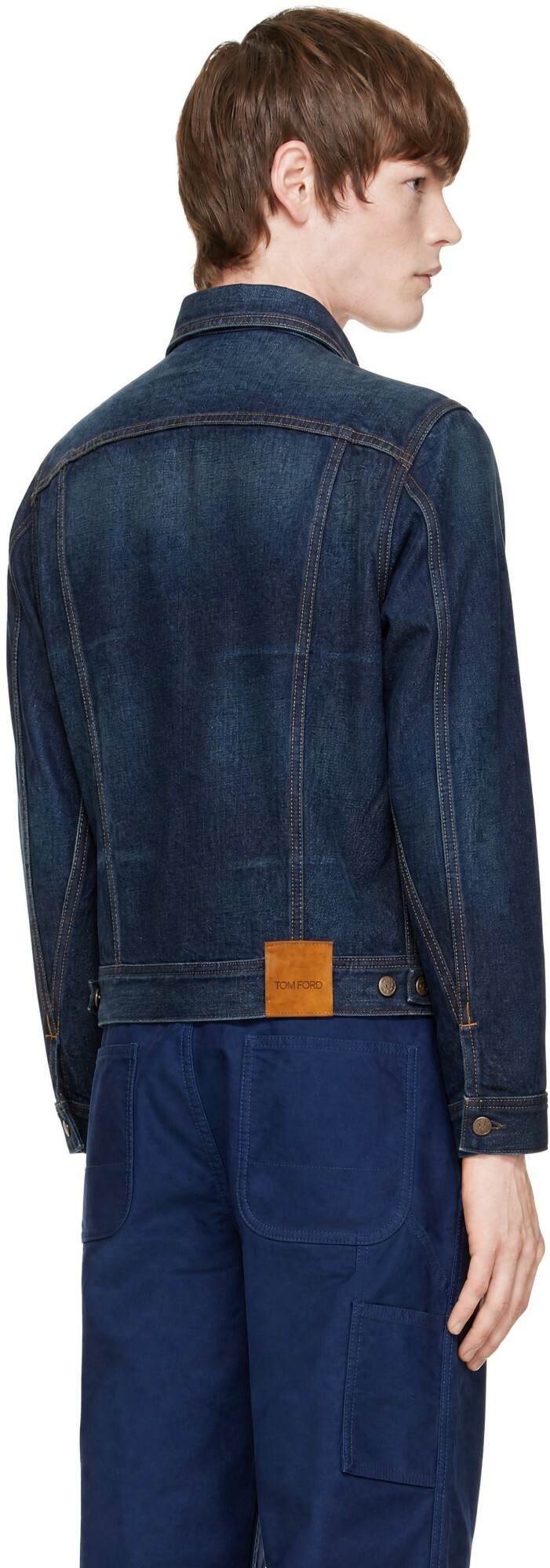 TOM FORD Navy Icon Denim Jacket