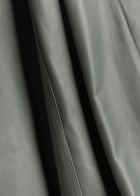 Armarium Fiamma Leather Midi Skirt Grey