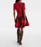 McQueen Jacquard minidress