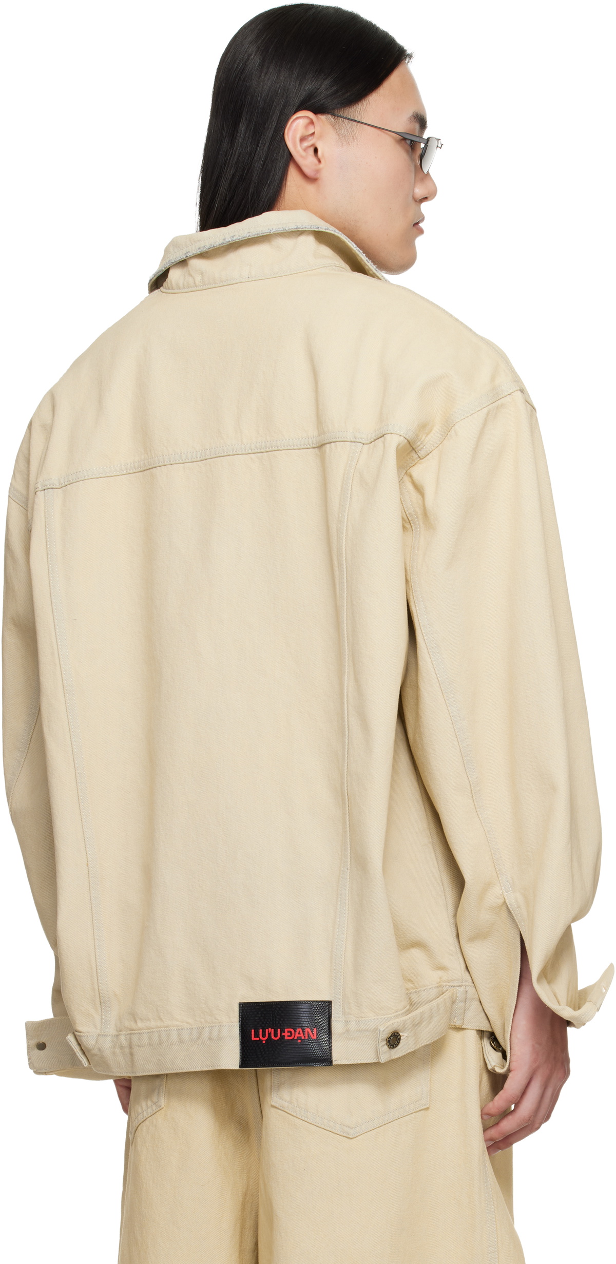 LU'U DAN Off-White Drifter Denim Jacket