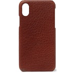 Brunello Cucinelli - Full-Grain Leather iPhone X Case - Brown