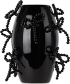 Completedworks Black Pearly Pearl Small Vase