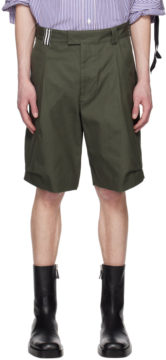 Marina Yee Green Jules Shorts