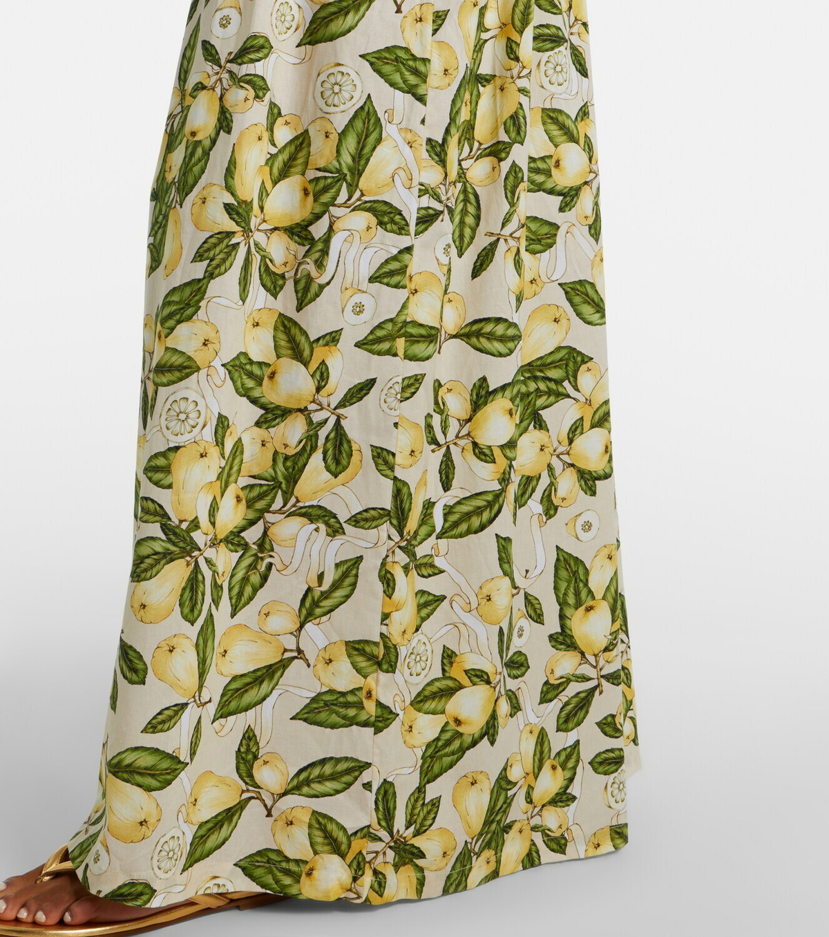 Adriana Degreas Printed cotton-blend maxi dress