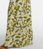 Adriana Degreas Printed cotton-blend maxi dress