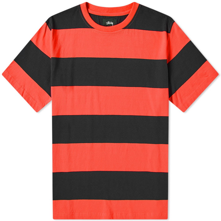 Photo: Stussy Bold Stripe Crew Tee