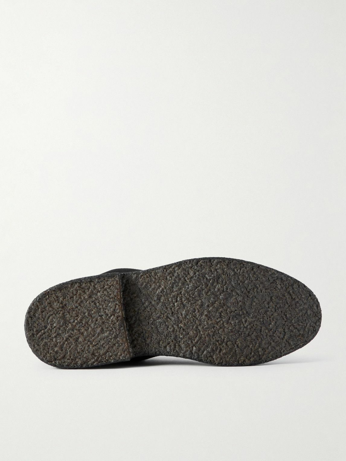 Ghiaia Cashmere - Logo-Appliquéd Suede Desert Boots - Black