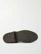 Ghiaia Cashmere - Logo-Appliquéd Suede Desert Boots - Black