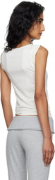 Miaou Off-White Lucia Tank Top