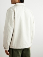 Aspesi - Padded Cotton-Blend Field Jacket - White