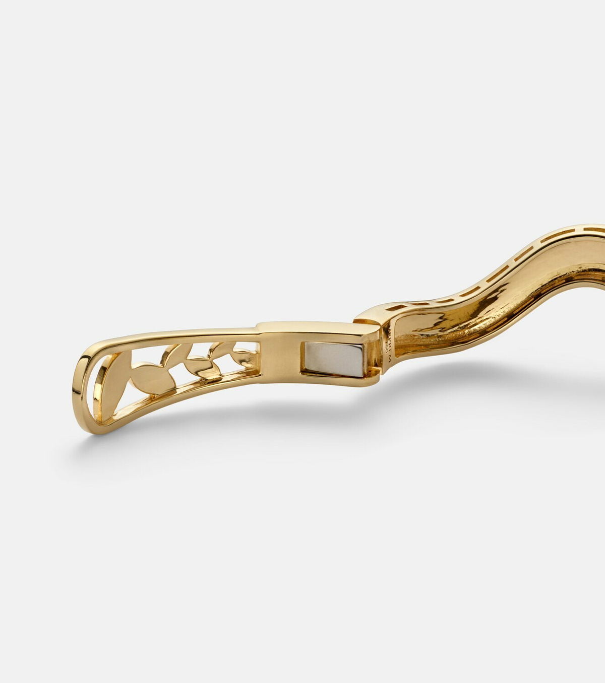 Yeprem Golden Strada 18kt gold bangle with diamonds