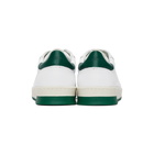 Axel Arigato White and Green Clean 180 Sneakers