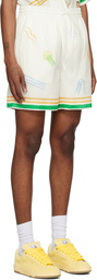 Casablanca Off-White 'Le Jeu' Shorts