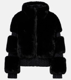 Goldbergh Furry faux fur ski jacket