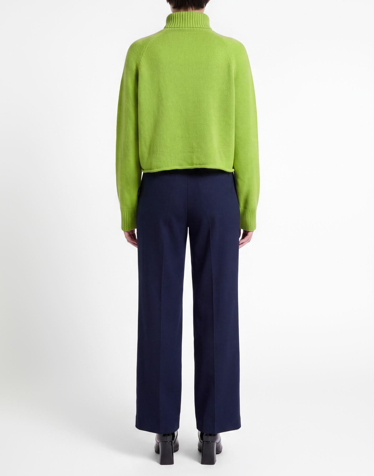 Laneus Womens Turtleneck Lime in Green