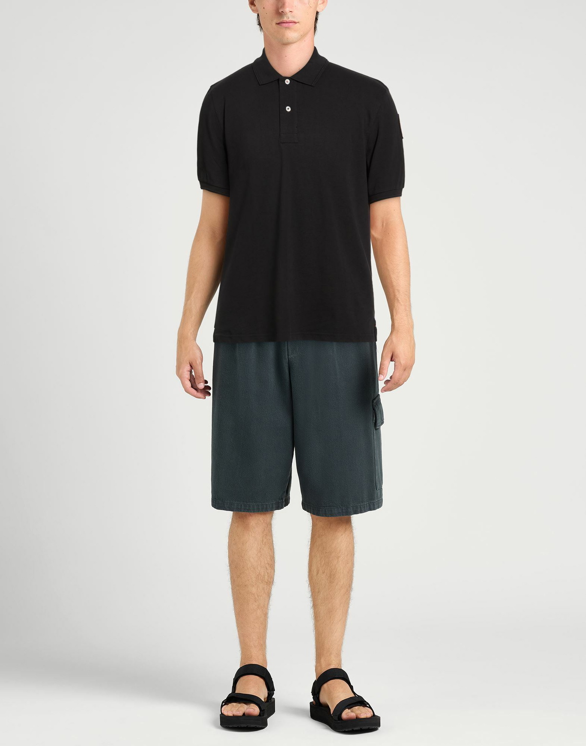 Parajumpers Mens Polo shirt in Black