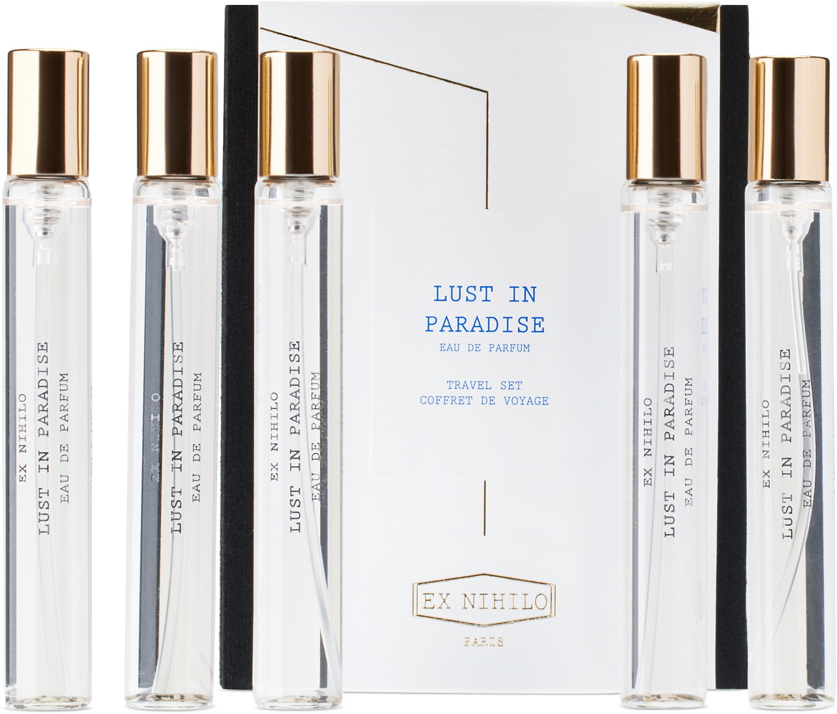 Ex Nihilo Paris Lust In Paradise Eau de Parfum Travel Set, 5 x 7.5 mL