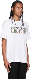 Versace Jeans Couture White Regalia Logo T-Shirt