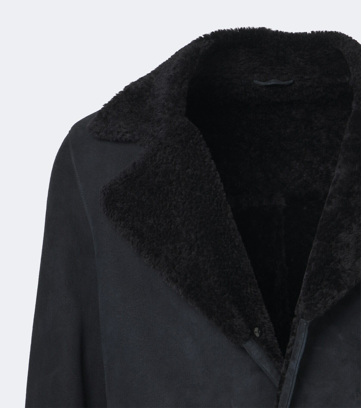Arma Bohdan shearling-lined suede coat