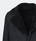 Arma Bohdan shearling-lined suede coat