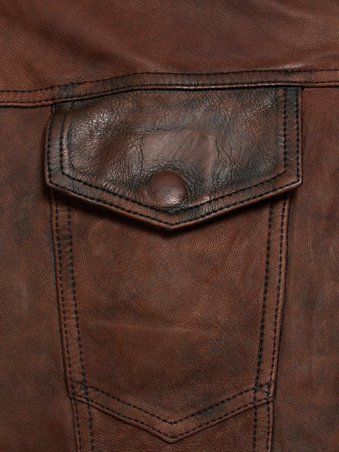 GIORGIO BRATO Bleached Leather Jacket Giorgio Brato