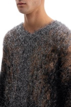 Y PROJECT oversized gradient sweater Silver