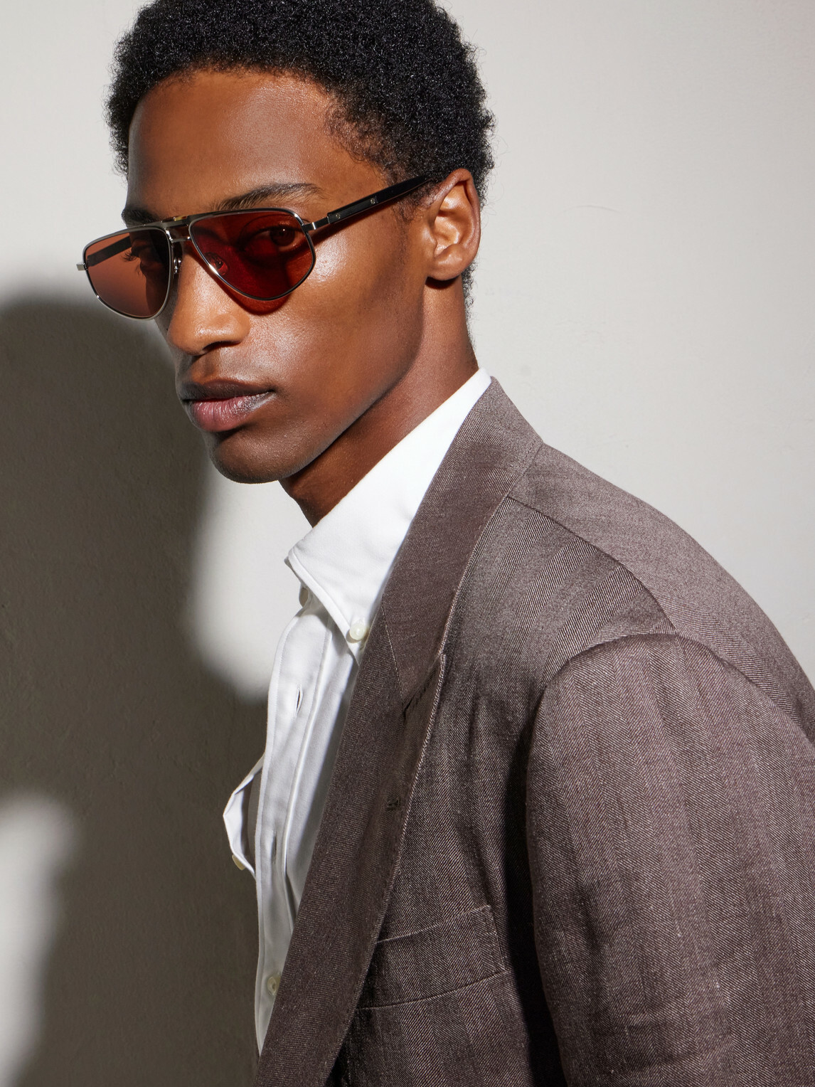 Brunello Cucinelli - Aviator-Style Titanium Sunglasses
