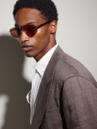 Brunello Cucinelli - Aviator-Style Titanium Sunglasses