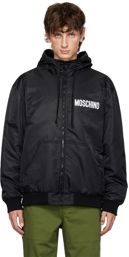 Photo: Moschino Black Graphic Jacket
