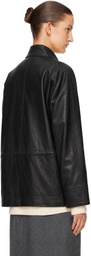 R2W Black Lamb Leather Pocket JP Jacket
