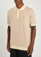 Sandbanks Logo-appliquéd Cotton Polo Shirt Grey