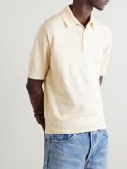 Drake's - Linen and Cotton-Blend Polo Shirt - Neutrals