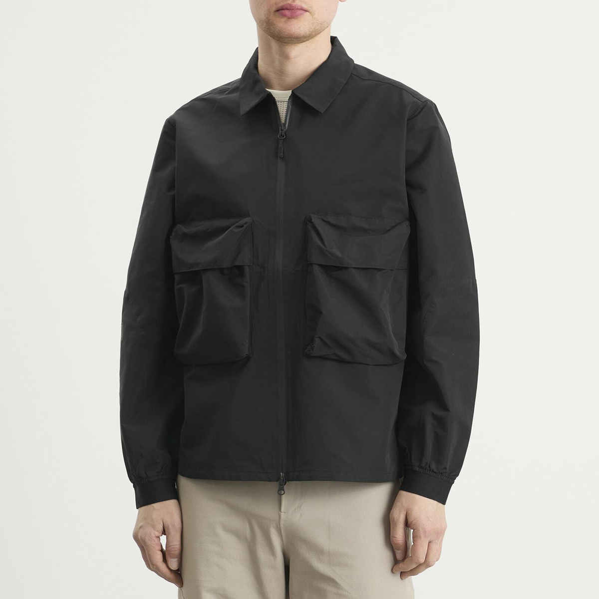 Purple Mountain Observatory Men's Climate Shirt Jacket in Black