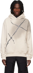 HELIOT EMIL Beige Fluxus Hoodie