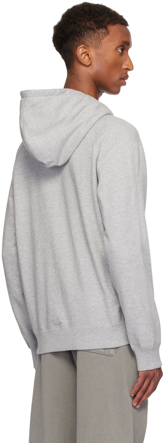 Reigning Champ Gray Midweight Terry Standard Zip Hoodie