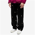 Pop Trading Company Men's x Miffy Embroidered Pant in Black