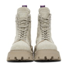 Eytys Beige Suede Michigan Boots