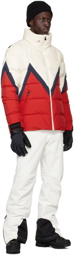 Perfect Moment White & Red Zeferino Down Jacket