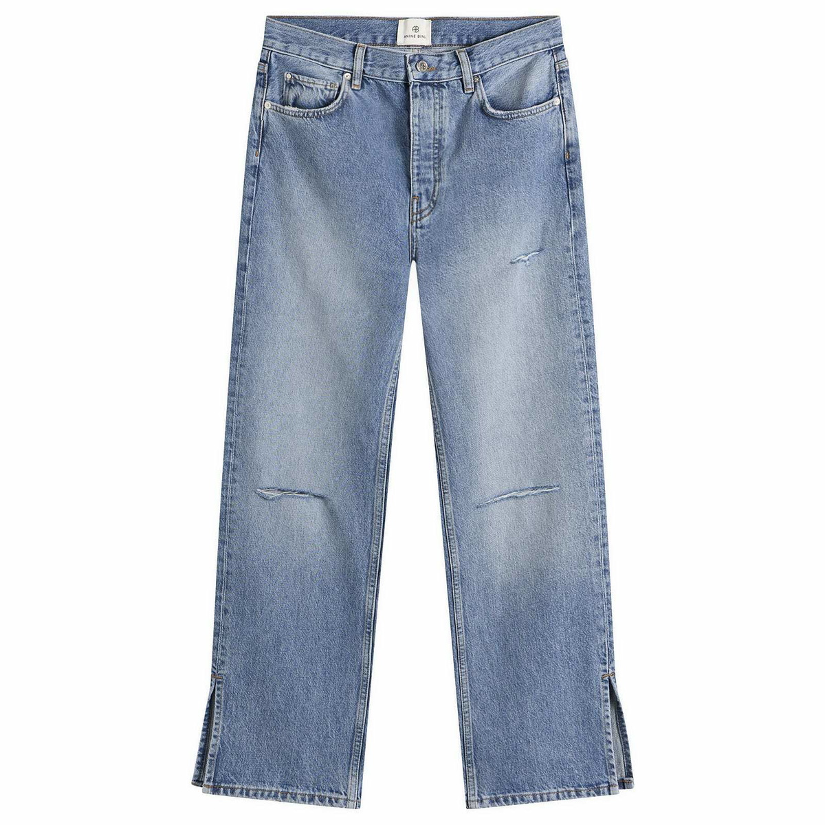 Anine Bing Women's Roy Jeans in Pacific Blue
