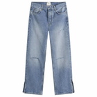 Anine Bing Women's Roy Jeans in Pacific Blue