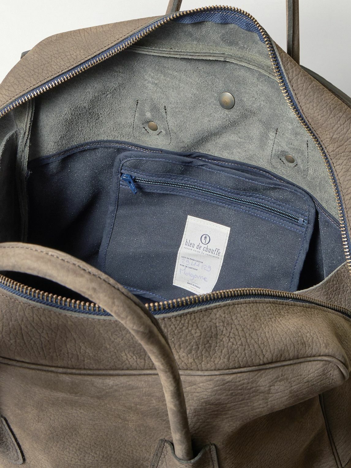 Bleu de Chauffe - Zoom Full-Grain Nubuck Weekend Bag