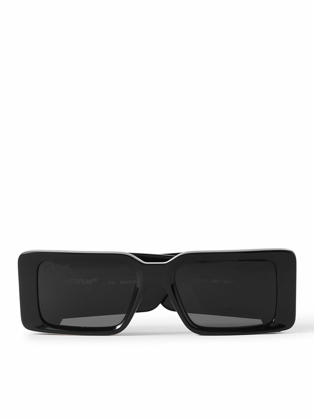 Photo: Off-White - Milano Square-Frame Acetate Sunglasses