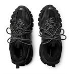 Balenciaga - Track Leather, Mesh and Rubber Sneakers - Men - Black