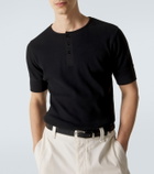 Lemaire Cotton and linen Henley shirt